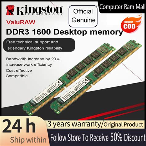 7.00 OFF Voucher ] Kingston Memory RAM DDR3 Price in .